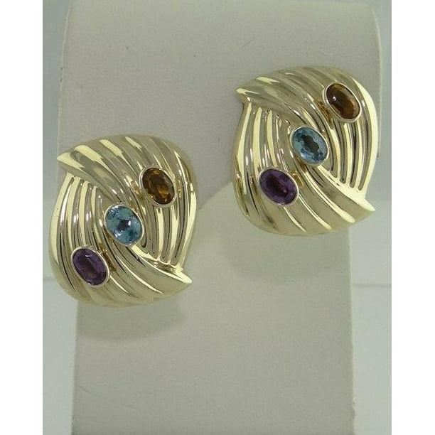 18K White Gold Filled Hollow Star Amethyst Citrine Pink Topaz Women Pendant 18K White Gold Filled Hollow Star Amethyst Citrine Pink Topaz Women Pendant
